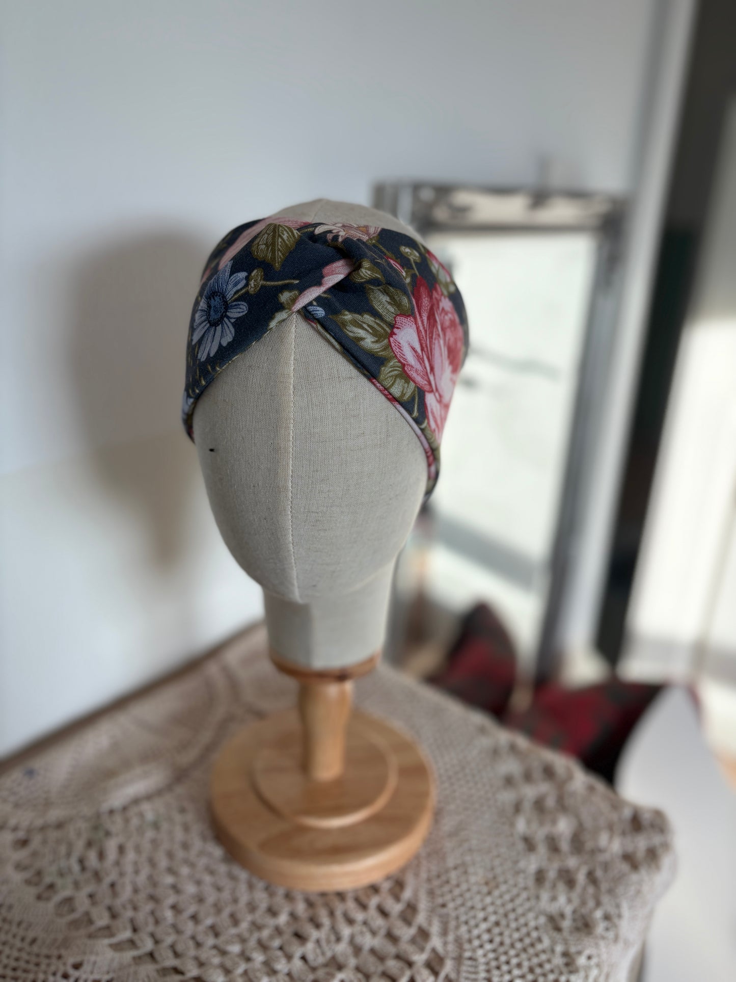 BIO Stirnband Vintage Flowers