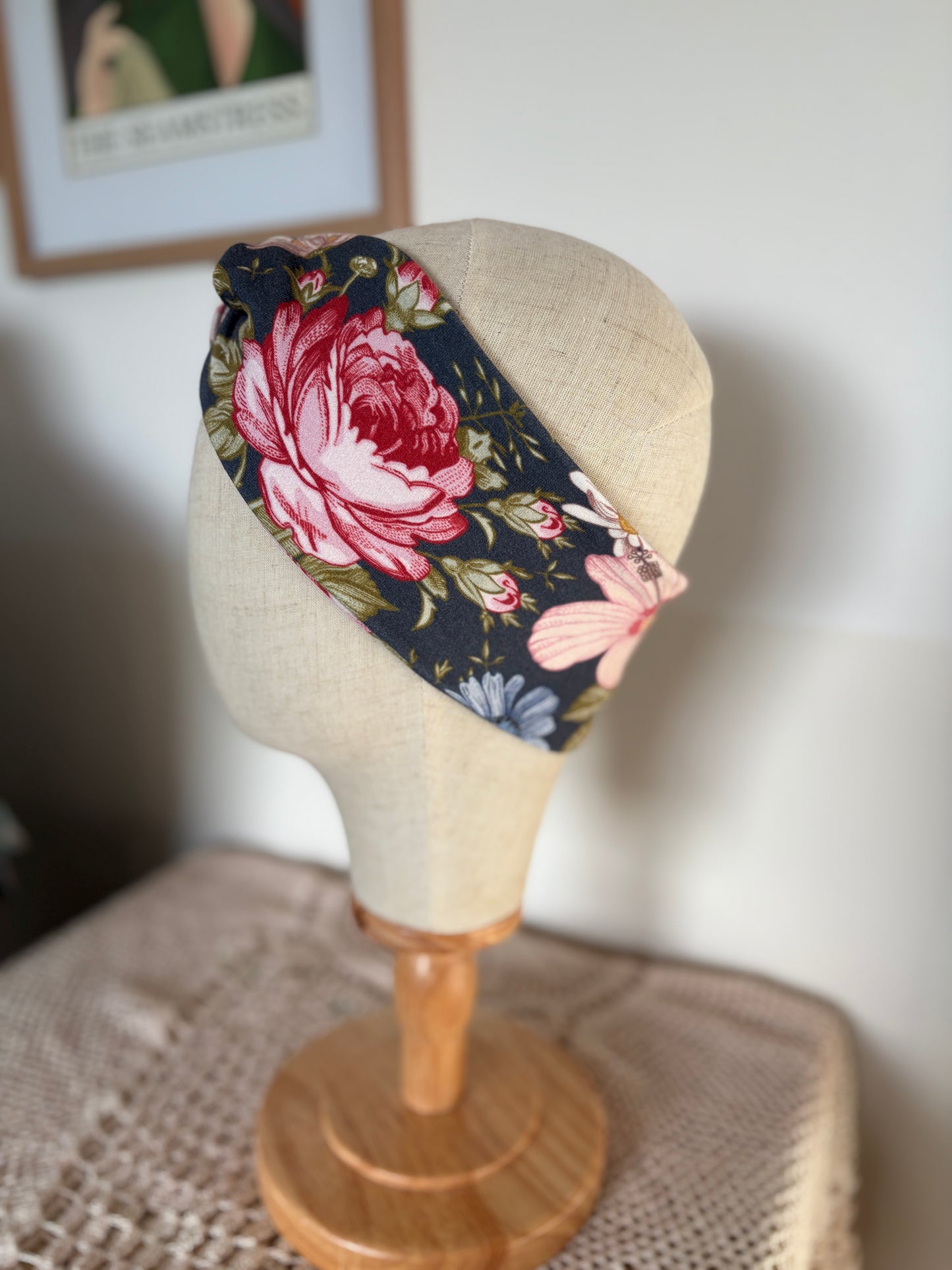 BIO Stirnband Vintage Flowers
