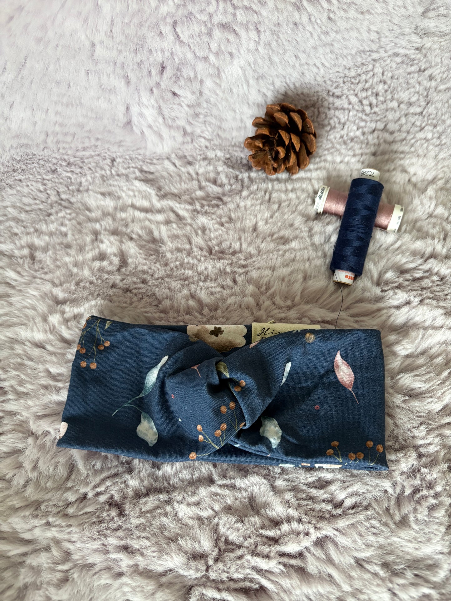Baby Stirnband aus leichtem BIO Jersey 💙