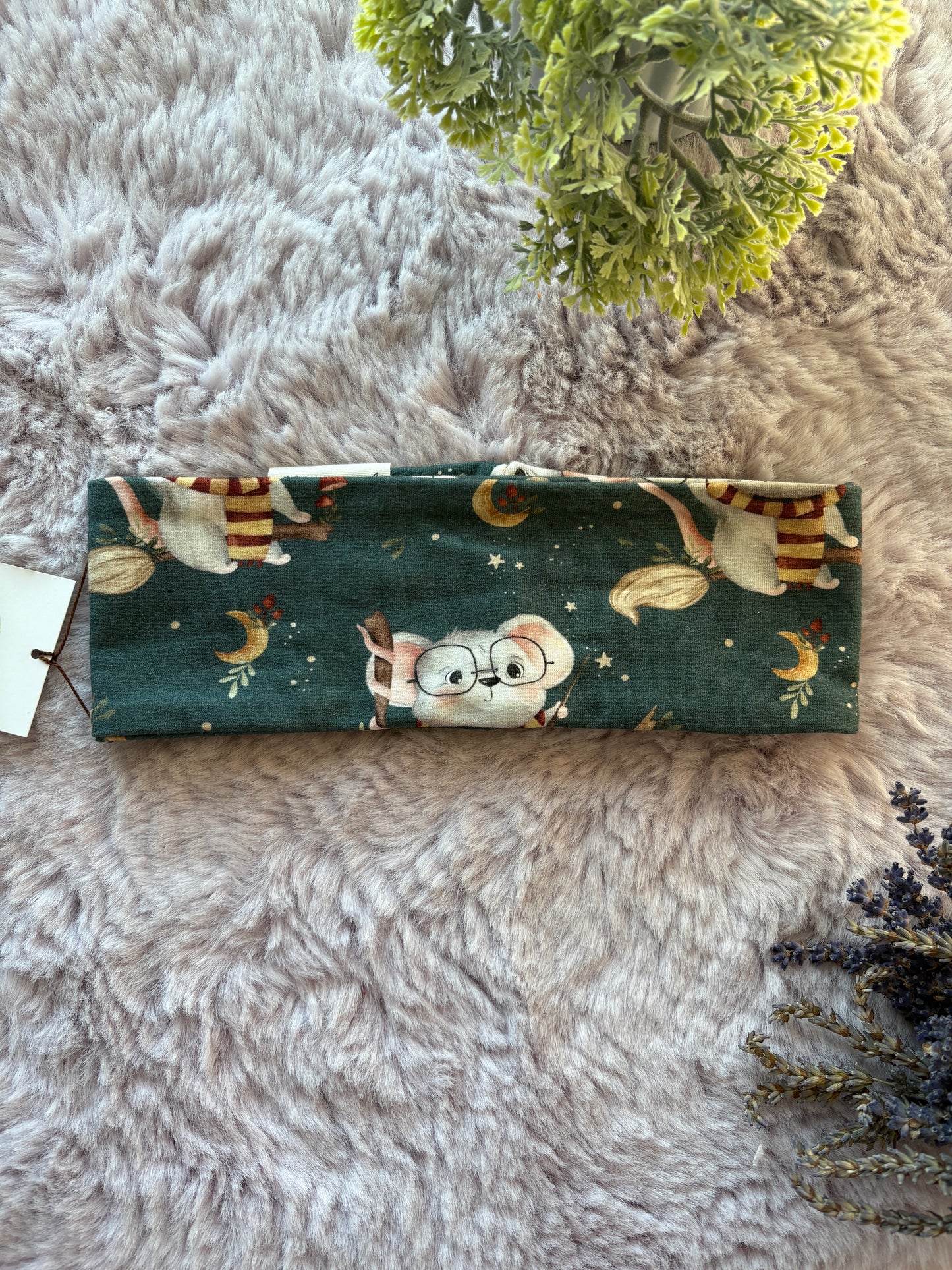 Zauber Maus Kinderstirnband aus BIO Stoff