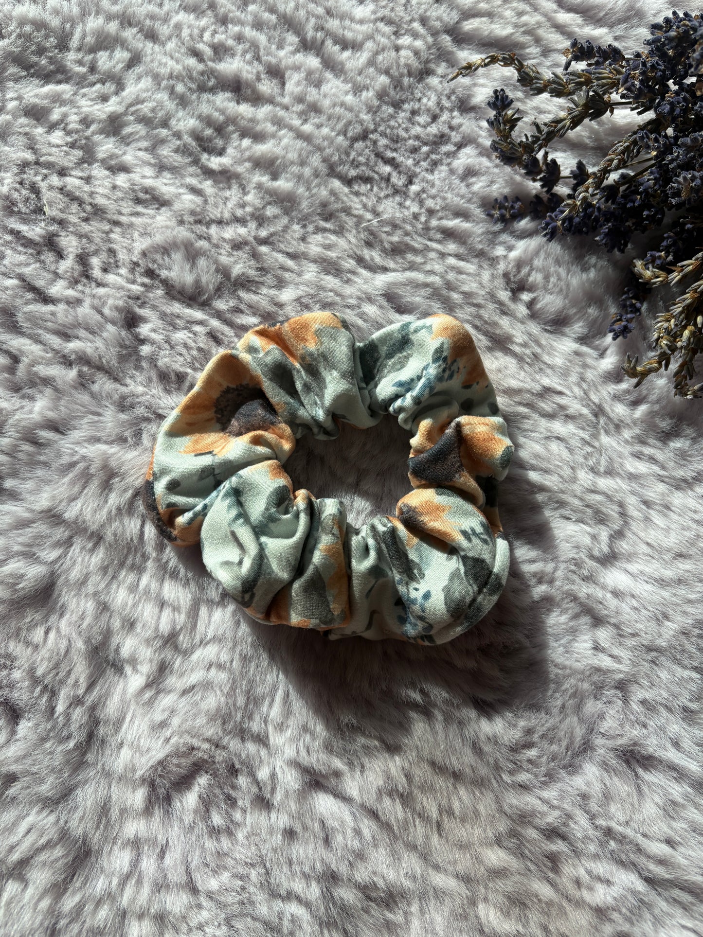 Premium Soft Scrunchie Sunflower