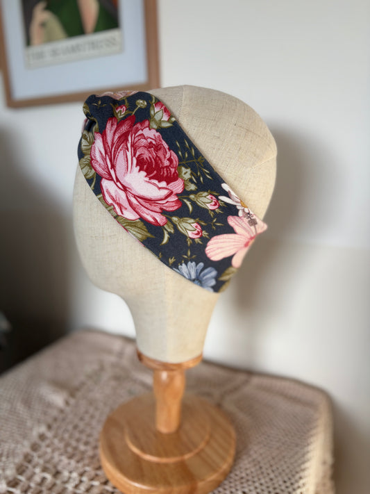 BIO Stirnband Vintage Flowers