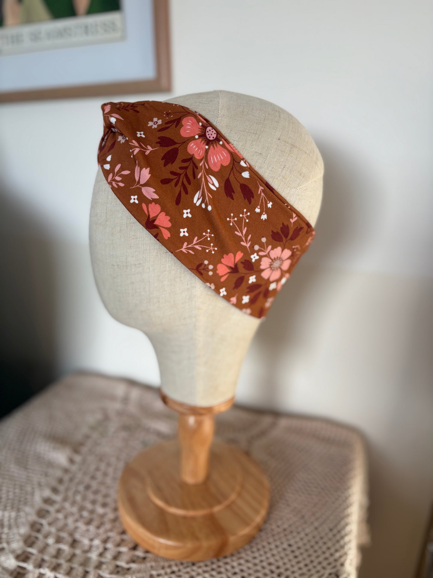 BIO Jersey Stirnband flower