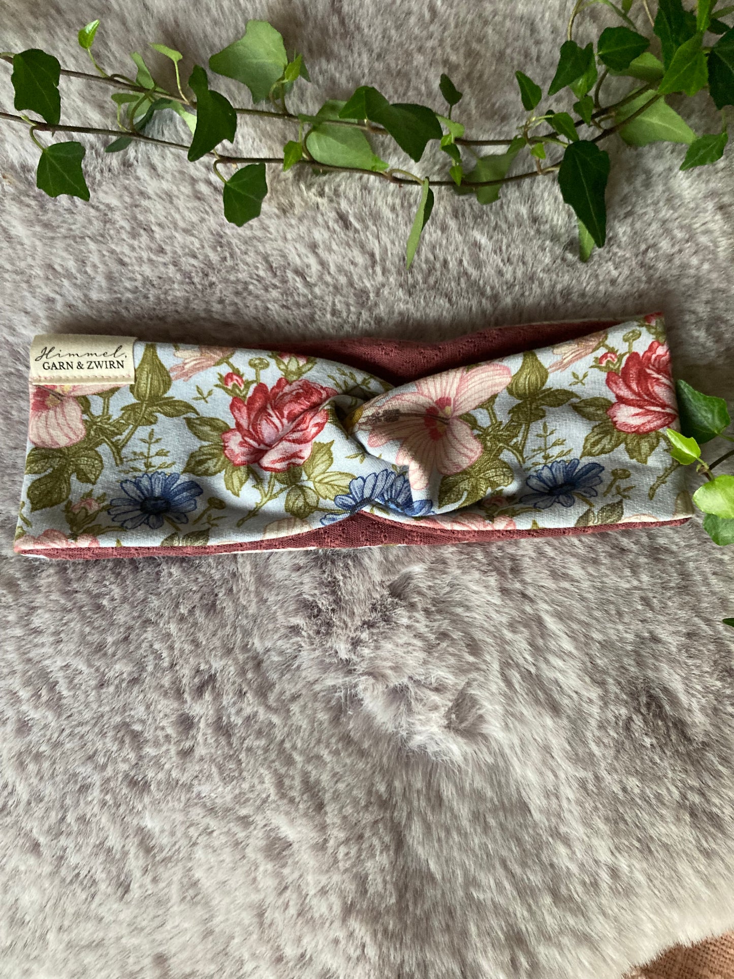 Vintage Stirnband BIO Baumwolle 🌸