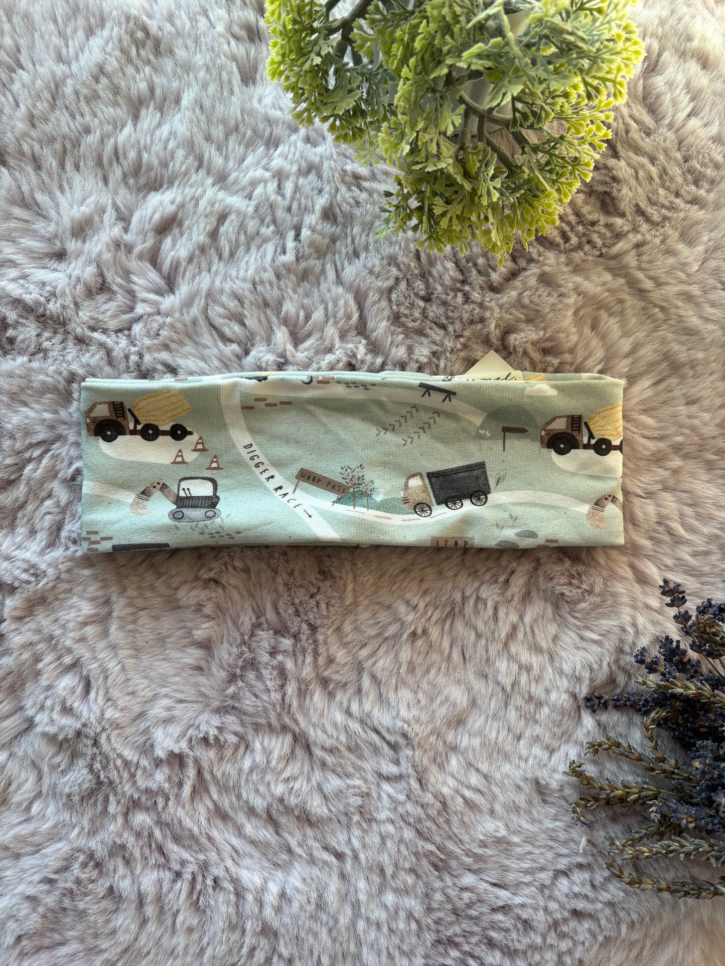 BIO Kinderstirnband Baustelle