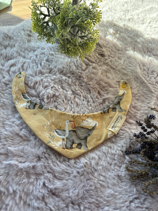 BIO Babylätzchen Hello Little One Gelb