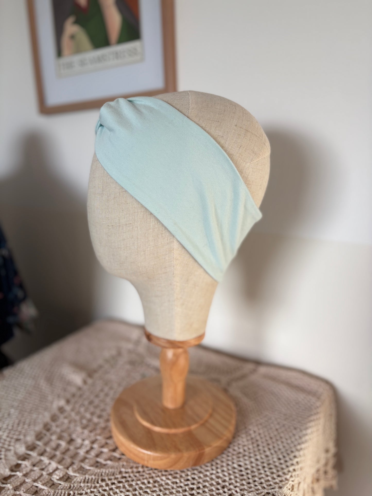 BIO Jersey Stirnband Türkis