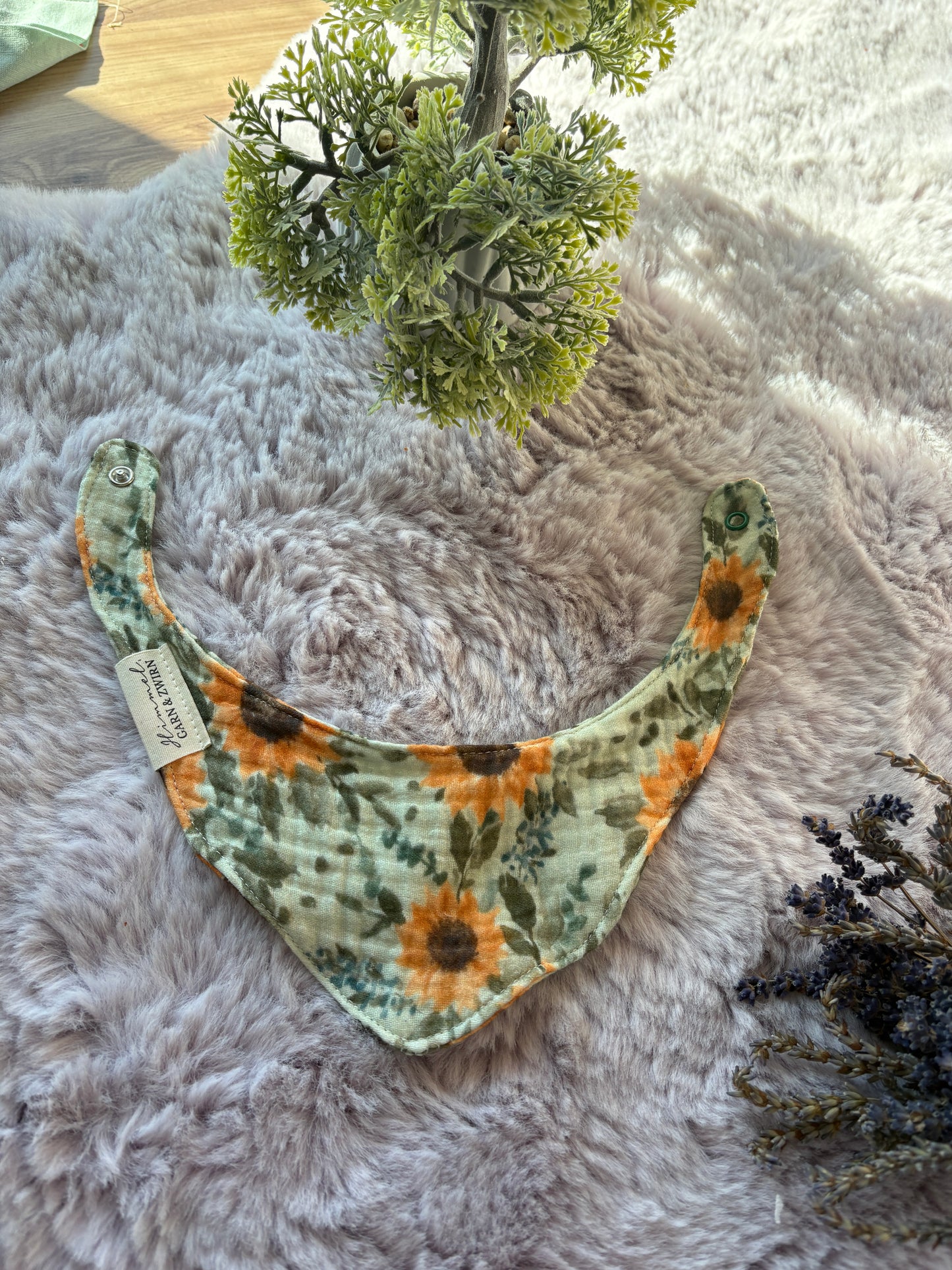 BIO Musselin Babylätzchen 🌻