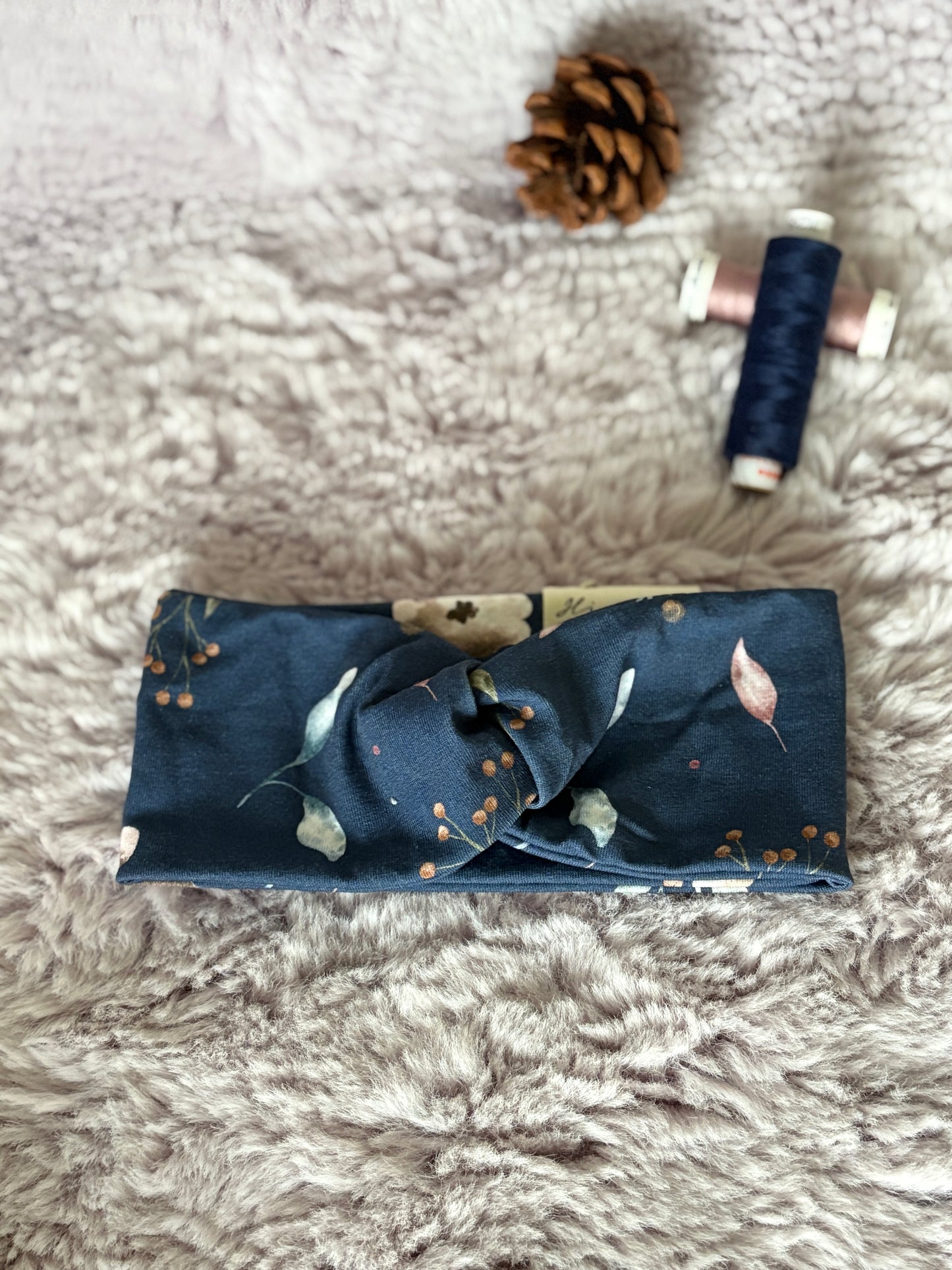 Baby Stirnband aus leichtem BIO Jersey 💙